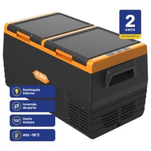 GELADEIRA PORTÁTIL BLACK  75L 12V 24V - ELBER